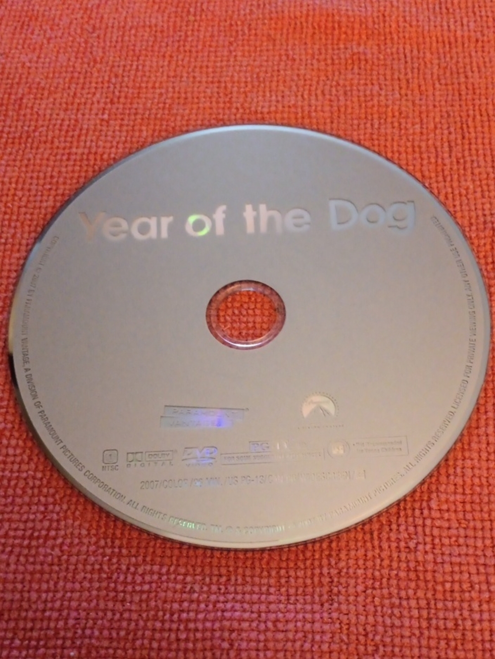 3/$12 Year of the Dog DVD *NO CASE*